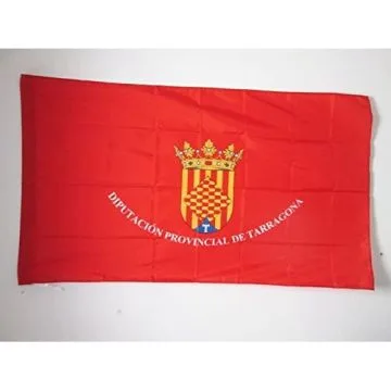 DRAPEAU PROVINCE DE TARRAGONE 90x60cm - DRAPEAU TARRAGONA EN CATALOGNE 60 x 90 cm Fourreau pour hampe