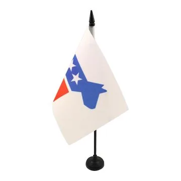 DRAPEAU DE TABLE USA DEMOCRAT PARTY 21x14cm - PETIT DRAPEAUX DE BUREAU DEMOCRAT PARTY AMÍ?RICAIN 14 x 21 cm
