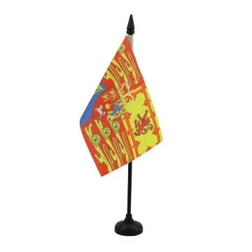 DRAPEAU DE TABLE ROYAL ROYAUME-UNI 15x10cm - PETIT DRAPEAUX DE BUREAU ANGLAIS 10 x 15 cm