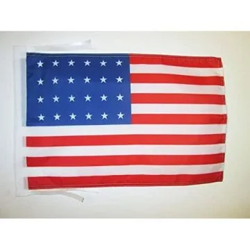 DRAPEAU ETATS-UNIS 1822-1836 24 ÉTOILES 45x30cm - PAVILLON AMÉRICAIN ANCIEN 30 x 45 cm haute qualité