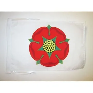 DRAPEAU COMTÉ DE LANCASHIRE ANCIEN 45x30cm - PAVILLON COUNTY OF LANCASHIRE - ANGLETERRE 30 x 45 cm haute qualité