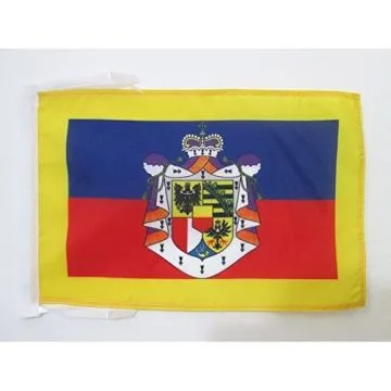 DRAPEAU ETENDARD DU PRINCE DU LIECHTENSTEIN 45x30cm - PAVILLON PRINCIPAUTÍ? DE LIECHTENSTEIN 30 x 45 cm haute qualité