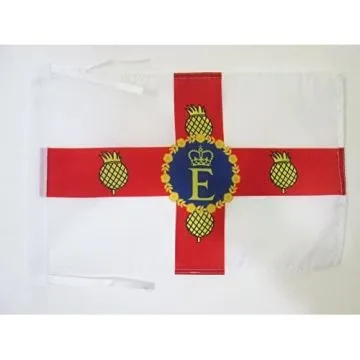 DRAPEAU ETENDARD ROYAL DE JAMAIQUE 45x30cm - PAVILLON ROYAL JAMAÏCAIN 30 x 45 cm haute qualité