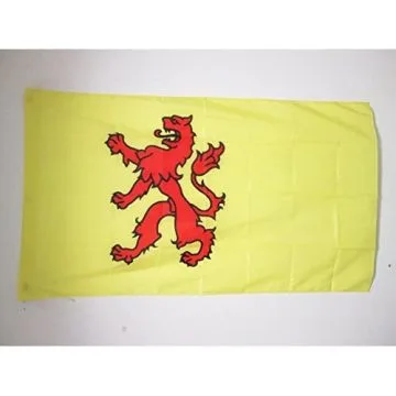 DRAPEAU PROVINCE DE HOLLANDE-MÍ?RIDIONALE 150x90cm - DRAPEAU ZUID-HOLLAND AUX PAYS-BAS 90 x 150 cm Fourreau pour hampe