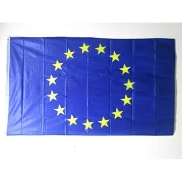 DRAPEAU EUROPE 150x90cm - DRAPEAU EUROPÉEN 90 x 150 cm Spécial Extérieur - DRAPEAUX