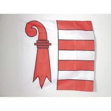 DRAPEAU CANTON DU JURA 90x90cm - DRAPEAU JURA - JU SUISSE 90 x 90 cm Fourreau pour hampe