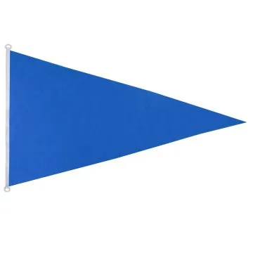 DRAPEAU PLAGE BLEU TRIANGLE 150x100cm - DRAPEAU FLAMME DE BAIGNADE BLEUE 100 x 150 cm Spécial Extérieur - DRAPEAUX