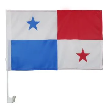 Drapeau de voiture PANAMA 45x30cm - Carflag PANAMÉEN 30 x 45 cm
