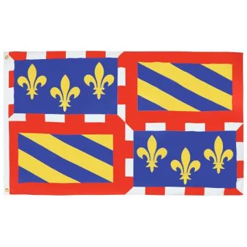 DRAPEAU BOURGOGNE 150x90cm - DRAPEAU BOURGUIGNON - FRANCE 90 x 150 cm - DRAPEAUX