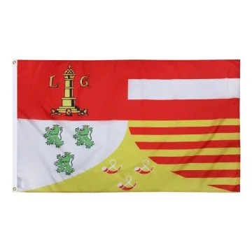 DRAPEAU PROVINCE DE LIÈGE 150x90cm - DRAPEAU LIÉGOIS - BELGIQUE 90 x 150 cm - DRAPEAUX