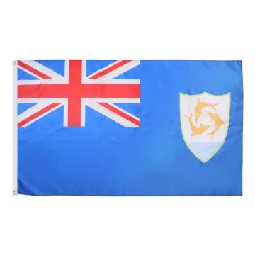 DRAPEAU ANGUILLA 90x60cm - DRAPEAU ANGUILLAIS 60 x 90 cm - DRAPEAUX