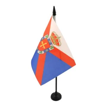 Drapeau de table El Bierzo 21x14cm - PETIT Drapeaux DE BUREAU du Bercianisme 14 x 21 cm