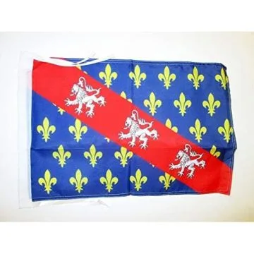 DRAPEAU COMTÉ DE LA MARCHE 45x30cm - PAVILLON PROVINCE FRANCE - CREUSE 30 x 45 cm haute qualité