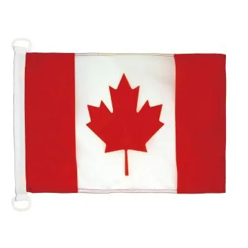 PAVILLON NAUTIQUE CANADA 45x30cm - DRAPEAU DE BATEAU CANADIEN 30 x 45 cm
