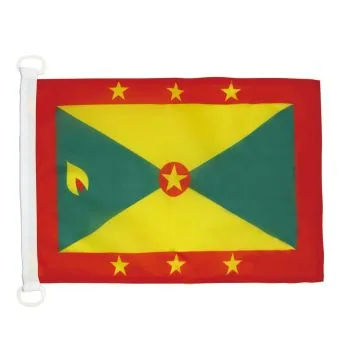 PAVILLON NAUTIQUE GRENADE 45x30cm - DRAPEAU DE BATEAU GRENADIN 30 x 45 cm