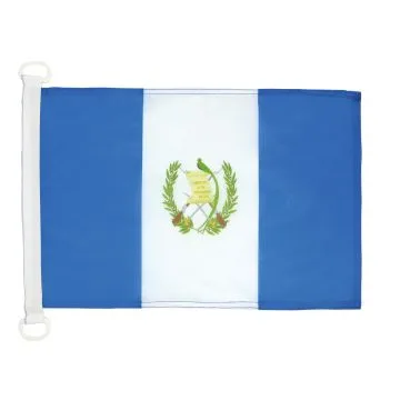 PAVILLON NAUTIQUE GUATEMALA 45x30cm - DRAPEAU DE BATEAU GUATÍ?MALTÍ?QUE 30 x 45 cm