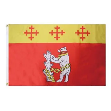 DRAPEAU COMTÉ DE WARWICKSHIRE 150x90cm - DRAPEAU COUNTY OF WARKS. - ANGLETERRE 90 x 150 cm - DRAPEAUX
