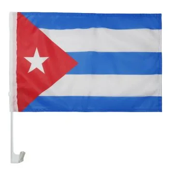 Drapeau de voiture CUBA 45x30cm - Carflag CUBAIN 30 x 45 cm