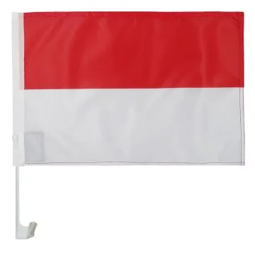 Drapeau de voiture Alsace Rot un Wiss 45x30cm - Carflag alsacien - France 30 x 45 cm