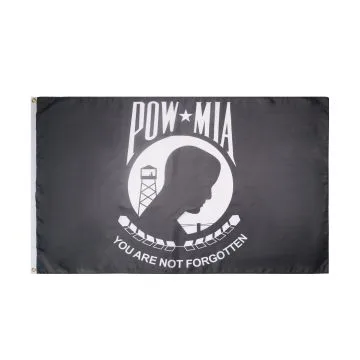 DRAPEAU POW-MIA REMEMBER 90x60cm - DRAPEAU AMÍ?RICAIN - ETATS-UNIS 60 x 90 cm - DRAPEAUX