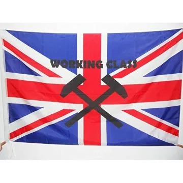 DRAPEAU ROYAUME-UNI WORKING CLASS 150x90cm - DRAPEAU ANGLAIS - UK 90 x 150 cm Fourreau pour hampe