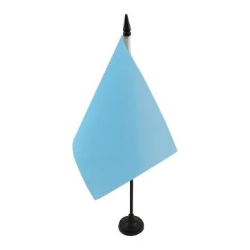 DRAPEAU DE TABLE COMMISSAIRE DE COURSE BLEU 21x14cm - PETIT DRAPEAUX DE BUREAU AVERTISSEMENT Í? LAISSER PASSER 14 x 21 cm