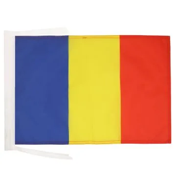 DRAPEAU ROUMANIE 45x30cm - PAVILLON ROUMAIN 30 x 45 cm polyester léger