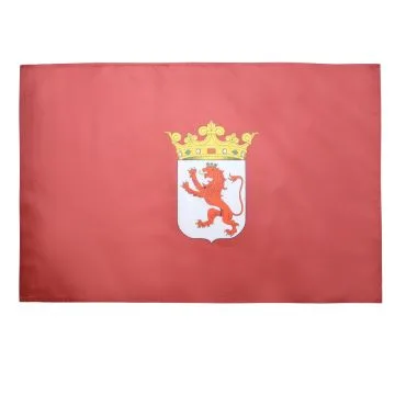 DRAPEAU PROVINCE DE LEÍ?N 90x60cm - DRAPEAU LEON EN CASTILLE-ET-LEON 60 x 90 cm Fourreau pour hampe