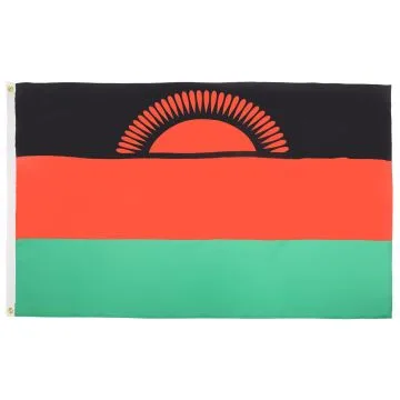 DRAPEAU MALAWI 90x60cm - DRAPEAU MALAWITE 60 x 90 cm - DRAPEAUX