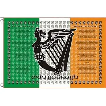 DRAPEAU IRLANDE THE SOLDIERS SONG 150x90cm - DRAPEAU IRLANDAIS 90 x 150 cm - DRAPEAUX