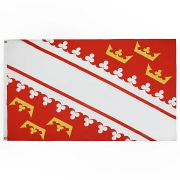 DRAPEAU ALSACE 150x90cm - DRAPEAU ALSACIEN - PROVINCE D\'ALSACE 90 x 150 cm Polyester léger