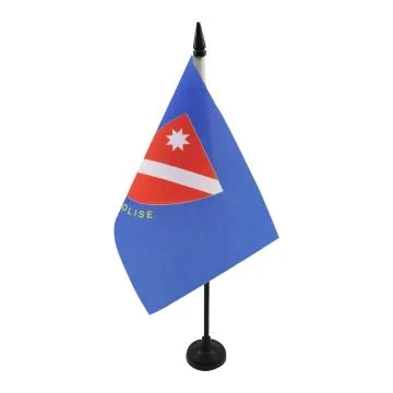 DRAPEAU DE TABLE MOLISE 21x14cm - PETIT DRAPEAUX DE BUREAU MOLISE - ITALIE 14 x 21 cm