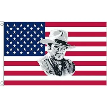 DRAPEAU USA JOHN WAYNE 150x90cm - DRAPEAU AMÉRICAIN - ETATS-UNIS 90 x 150 cm - DRAPEAUX
