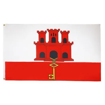 DRAPEAU GIBRALTAR 90x60cm - DRAPEAU ANGLAIS 60 x 90 cm - DRAPEAUX