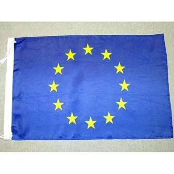 DRAPEAU EUROPE 45x30cm - PAVILLON EUROPÍ?EN 30 x 45 cm polyester léger