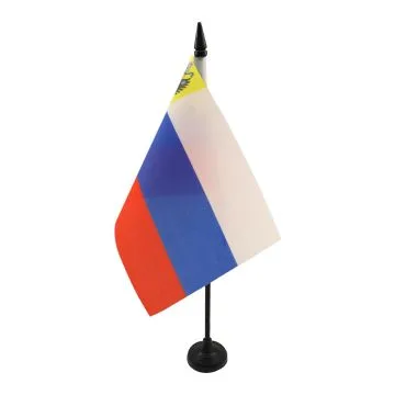Drapeau de table Empire Russe 1914-1917 21x14cm - PETIT Drapeaux DE BUREAU impérial de Russie 14 x 21 cm