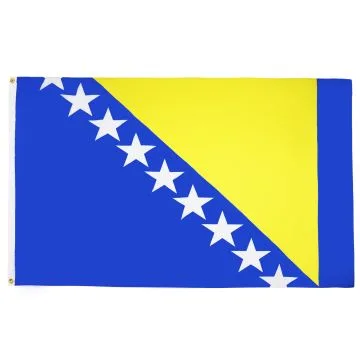 DRAPEAU BOSNIE-HERZÉGOVINE 150x90cm - DRAPEAU BOSNIAQUE 90 x 150 cm Polyester léger