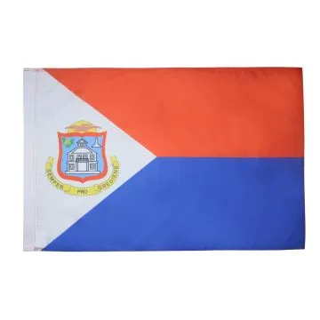 DRAPEAU PAYS DE SAINT-MARTIN 90x60cm - DRAPEAU DU ROYAUME DES PAYS-BAS 60 x 90 cm Fourreau pour hampe