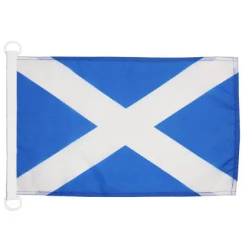 PAVILLON NAUTIQUE ECOSSE 45x30cm - DRAPEAU DE BATEAU Í?COSSAIS 30 x 45 cm
