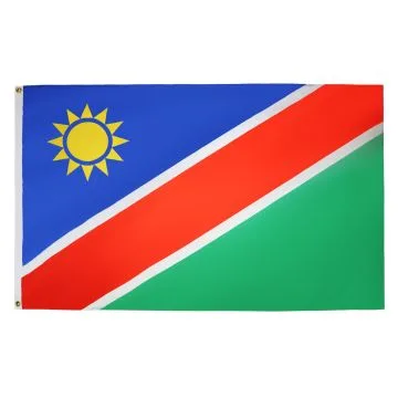 DRAPEAU NAMIBIE 90x60cm - DRAPEAU NAMIBIEN 60 x 90 cm - DRAPEAUX