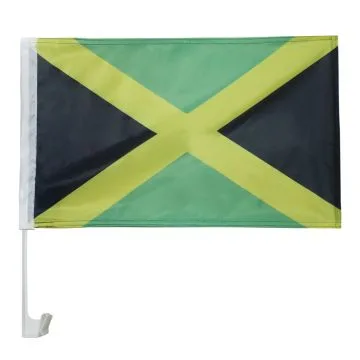 Drapeau de voiture JAMAÏQUE 45x30cm - Carflag JAMAÏCAIN 30 x 45 cm