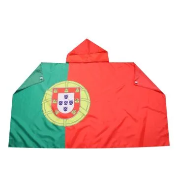 DRAPEAU CAPE PORTUGAL 150x90cm - BODY FLAG SUPPORTER PORTUGAIS 90 x 150 cm