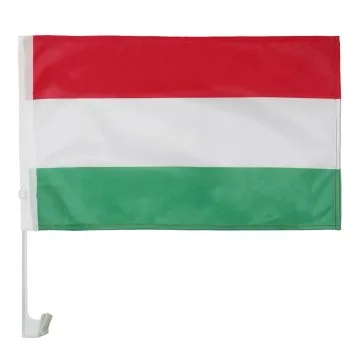 Drapeau de voiture Hongrie 45x30cm - Carflag hongrois 30 x 45 cm