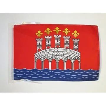 DRAPEAU LOT 45x30cm - PAVILLON DÉPARTEMENT LOTOIS 30 x 45 cm haute qualité