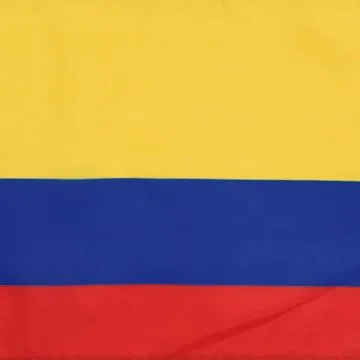 DRAPEAU COLOMBIE 45x30cm - PAVILLON COLOMBIEN 30 x 45 cm polyester léger
