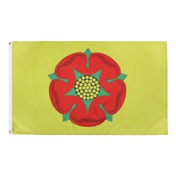 DRAPEAU COMTÉ DE LANCASHIRE 150x90cm - DRAPEAU COUNTY OF LANCASHIRE - ANGLETERRE 90 x 150 cm - DRAPEAUX