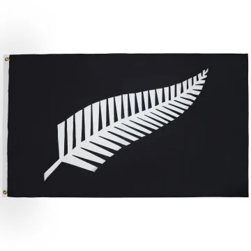 DRAPEAU NOUVELLE-ZÉLANDE ALL BLACK 90x60cm - DRAPEAU NÉO-ZÉLANDAIS - RUGBY 60 x 90 cm - DRAPEAUX