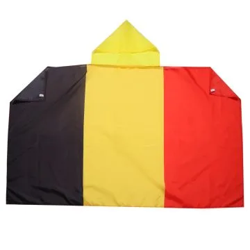 DRAPEAU CAPE BELGIQUE 150x90cm - BODY FLAG SUPPORTER BELGE 90 x 150 cm