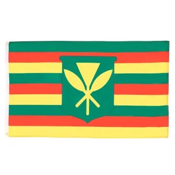 DRAPEAU HAWAII KANAKA MAOLI 150x90cm - DRAPEAU HAWAÏEN KANAK 90 x 150 cm - DRAPEAUX