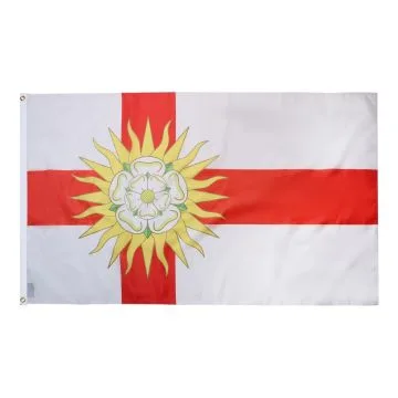 DRAPEAU COMTÉ DU YORKSHIRE WEST RIDING 150x90cm - DRAPEAU COUNTY OF YORK - ANGLETERRE 90 x 150 cm - DRAPEAUX